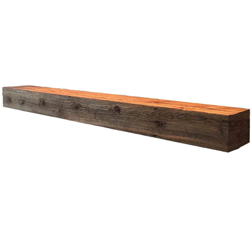 Faux Beam, Authentic Barn Wood