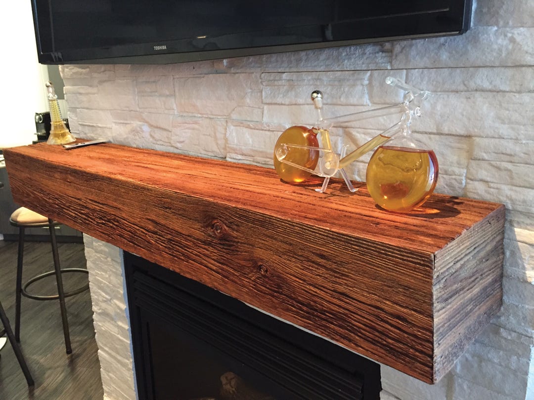 Faux Beam, Authentic Barn Wood