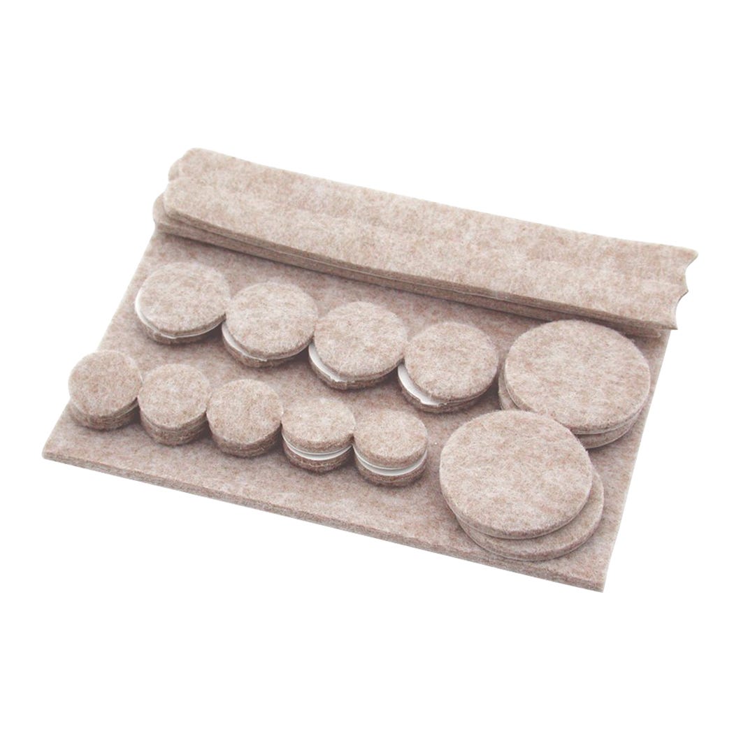 Felt Furniture Swivel Glide Kit Auto-Adhesive