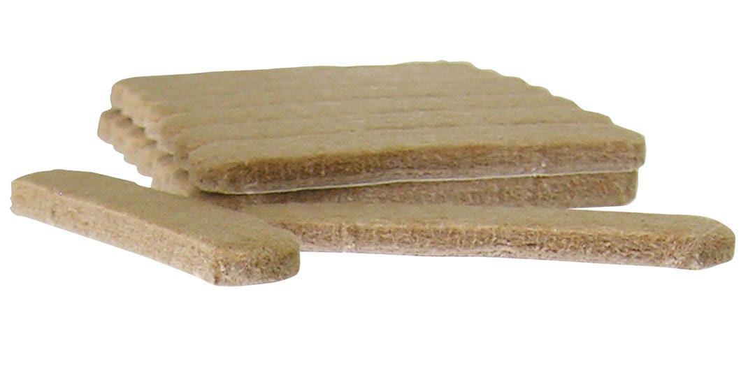 Felt Furniture Swivel Glide Strips Auto-Adhesive
