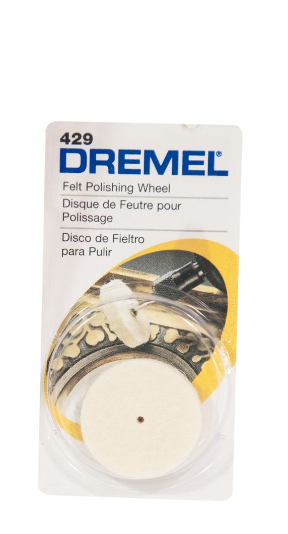 Dremel 429 Felt Polishing Wheel, 1"