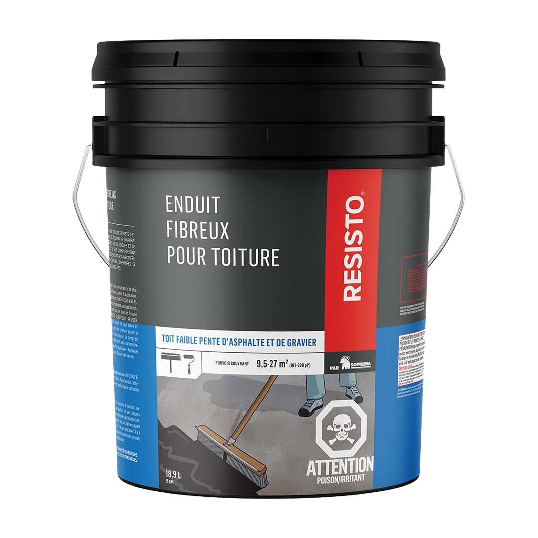 Fibrous Coating for Roof Asbestos Free, 18,9 L