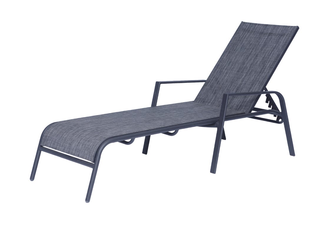 FIDJI Lounge Chair, Grey