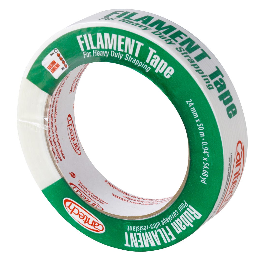 Filament Tape for Heavy Duty Strapping, 24 mm X 50 M