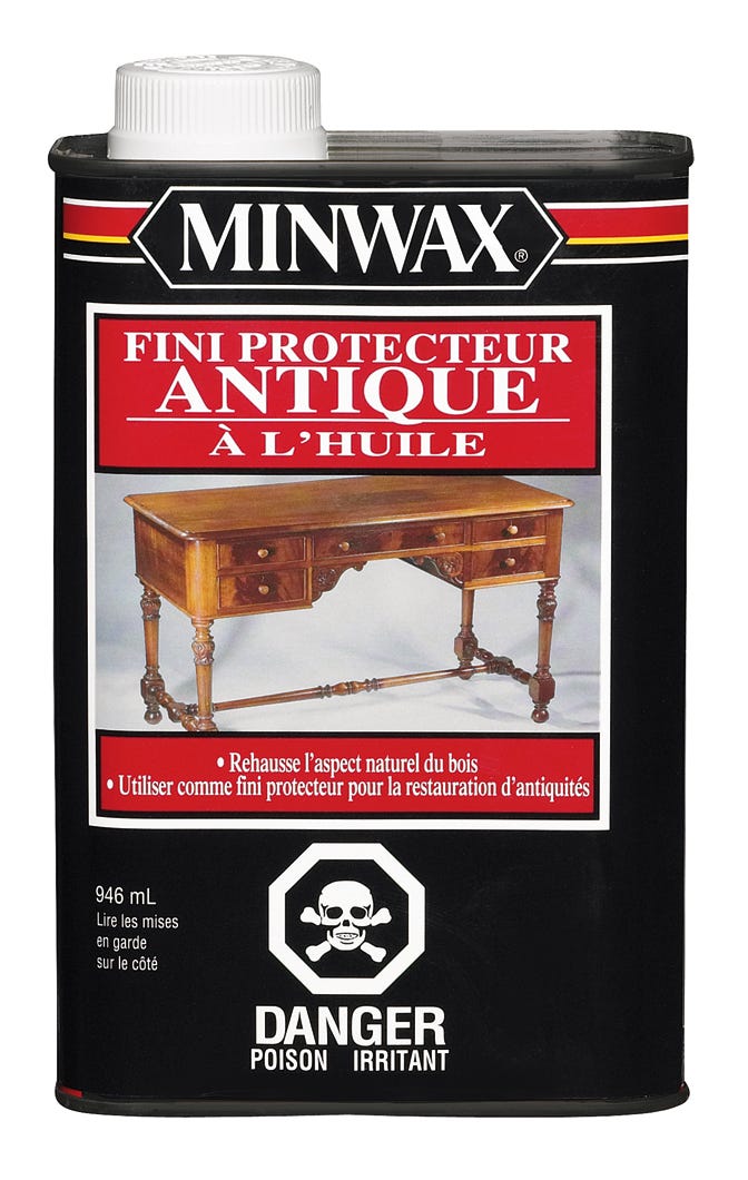 Finish antique oil protector for interior surface