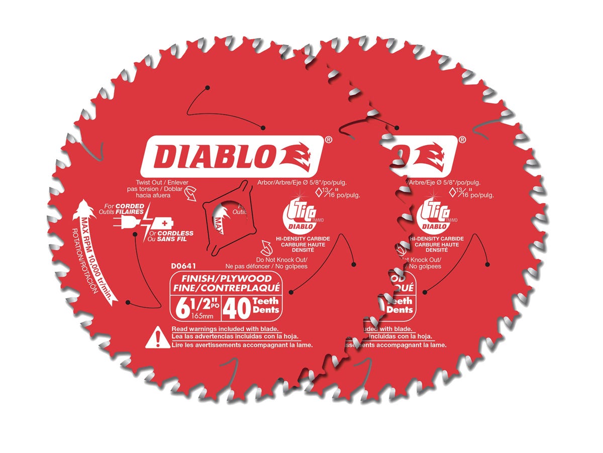 Finishing blade