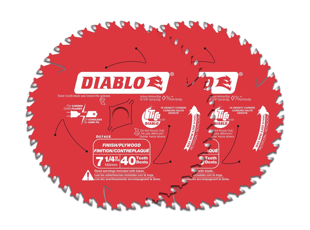 Finishing blade