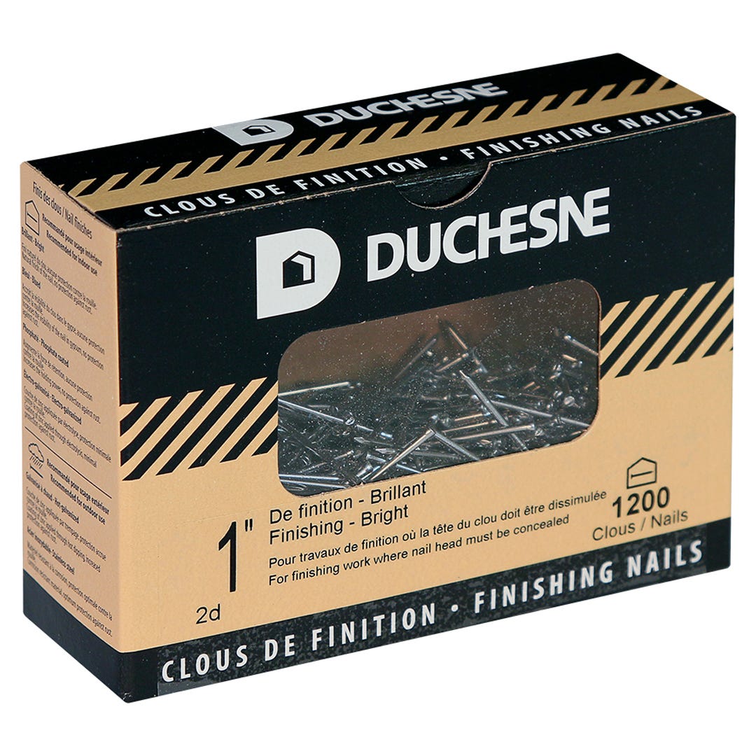 Finishing Nails, 1 in., 1200/Box