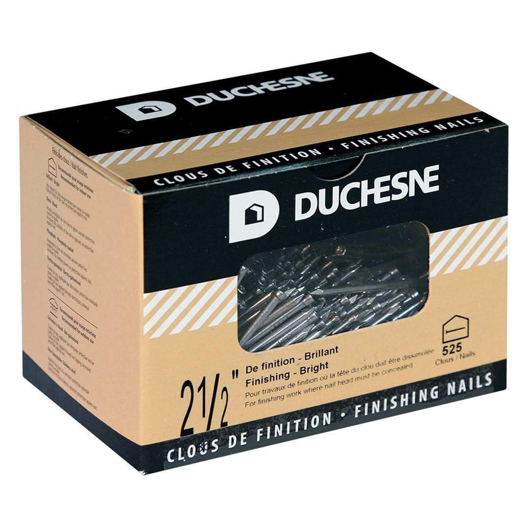 Finishing Nails, 2-1/2 in., 525/Box
