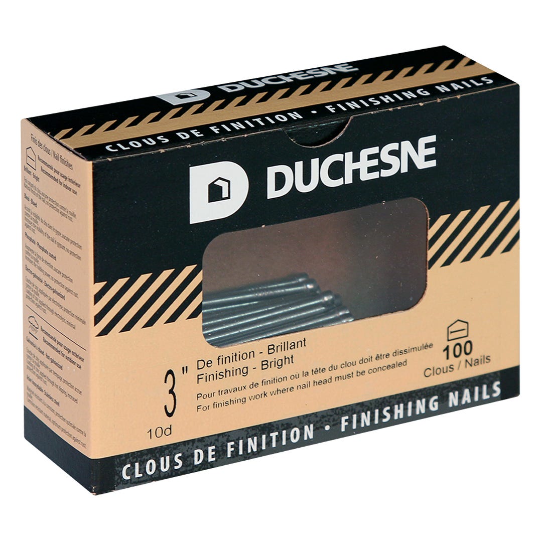 Finishing Nails, 3 in., 100/Box