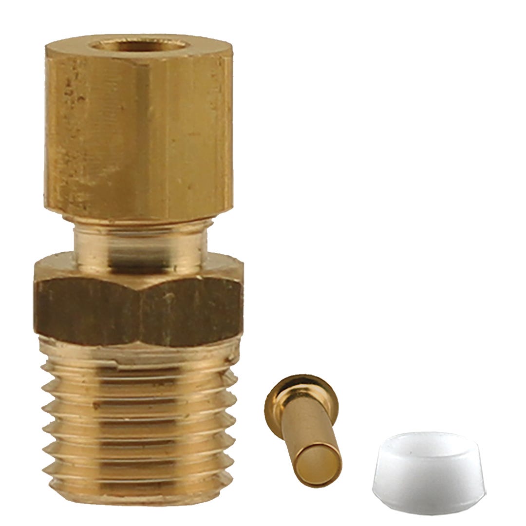 Fitting Compression Adapter, Male, 1/4-in. X 1/4-in.