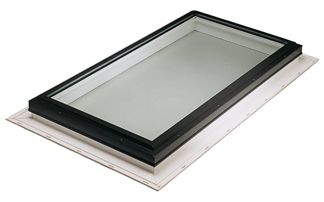 Fixed with built-in flashing