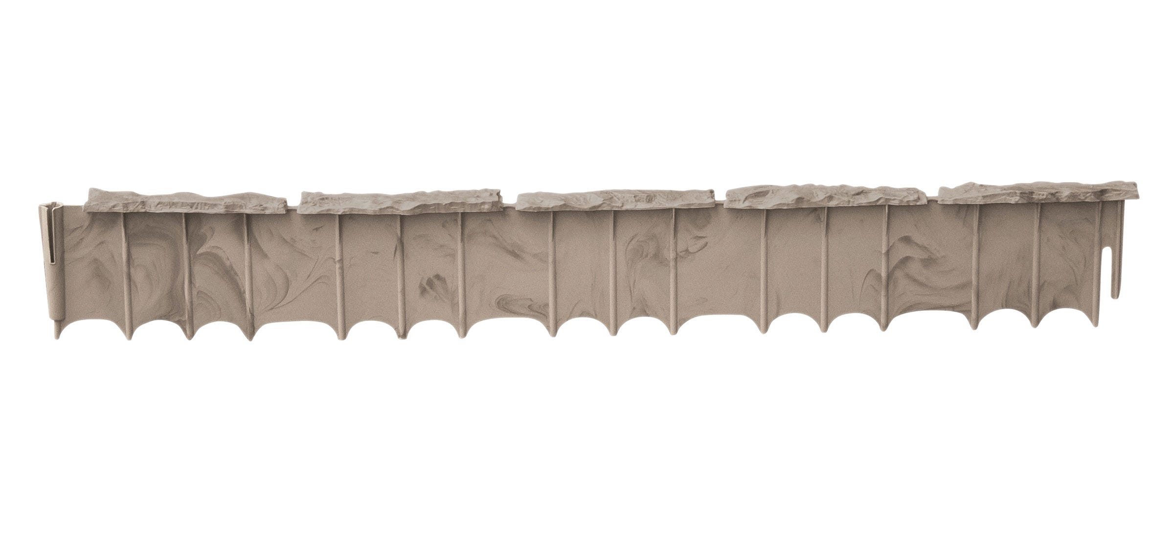 Suncast Flagstone Quick Edge, Grey, 3 Feet