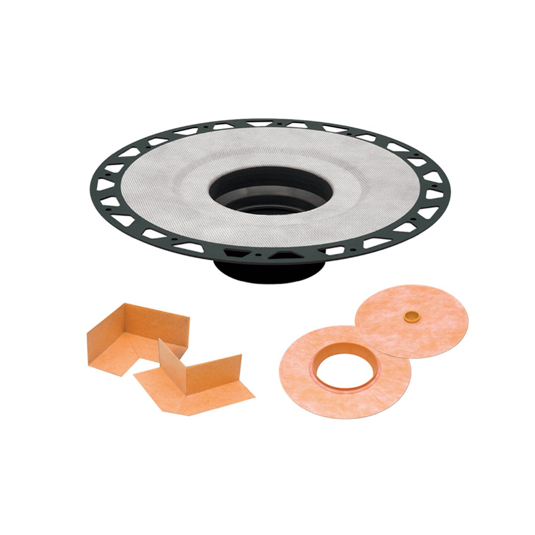 KERDI-DRAIN Point Drain with Integrated Bonding Flange, 2 in., ABS