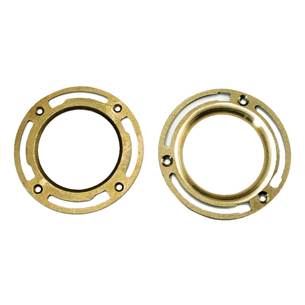 Flange toilet