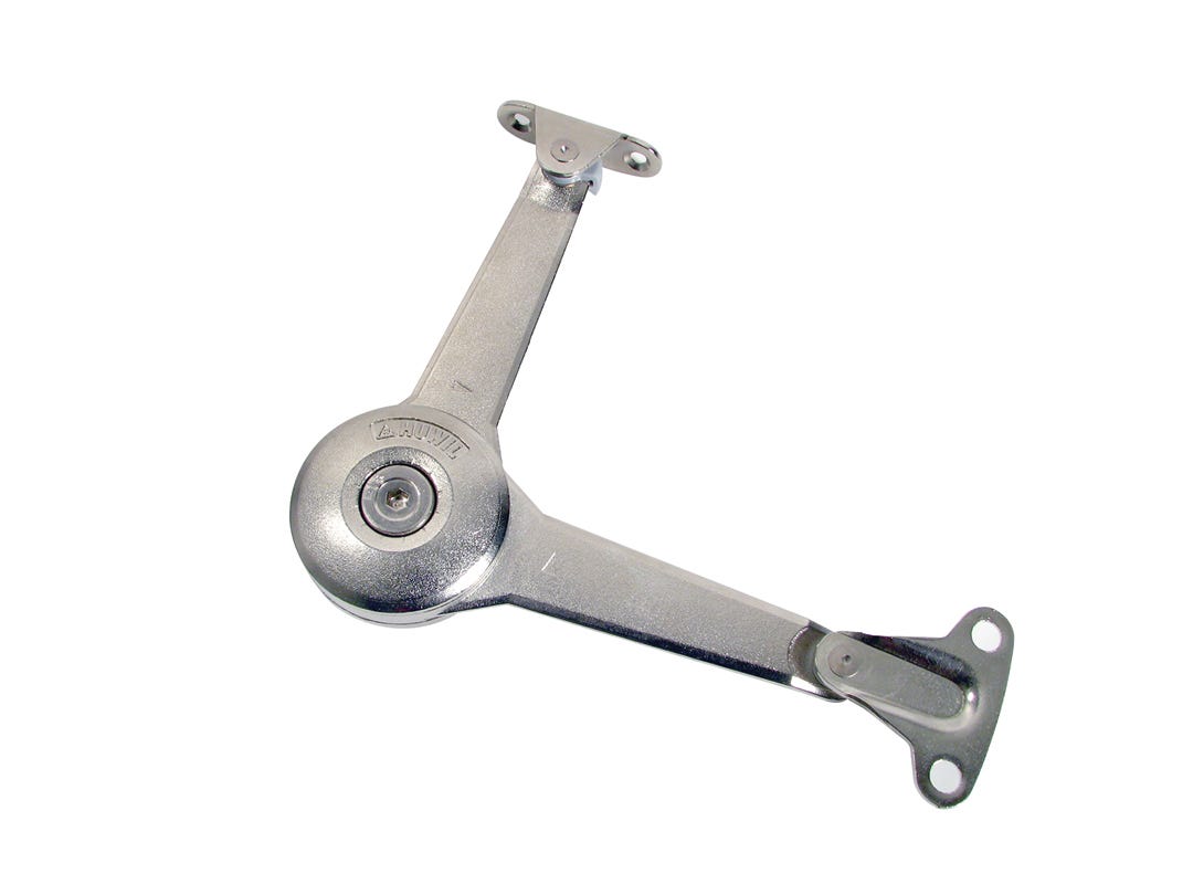 Flap stay duo for wood door
