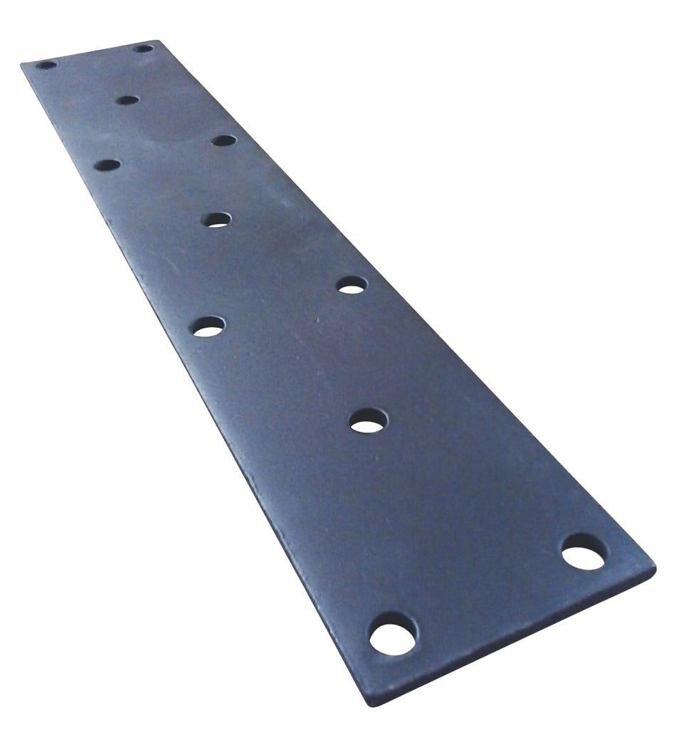 Flat Plate in Metal, 16-in. X 3-in.