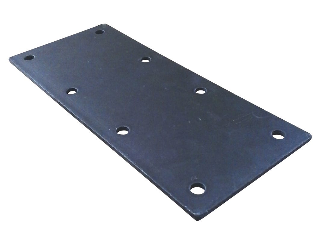 Flat Plate in Metal, 5-in. X 11 3/4-in.