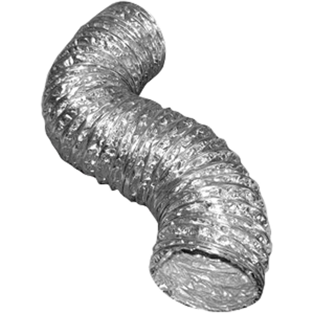 Flexible Metallic Duct for Dryer, Multi-Layered, 4-in. X 50-Ft.