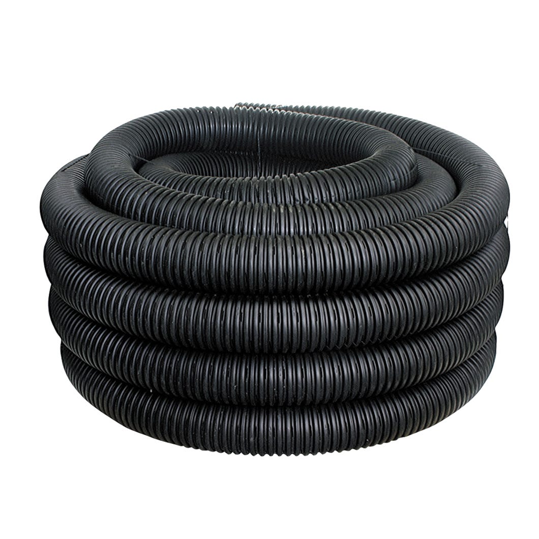 Flexible Pipe Single Wall Perforated Drainage, 4-in. X 250-ft.