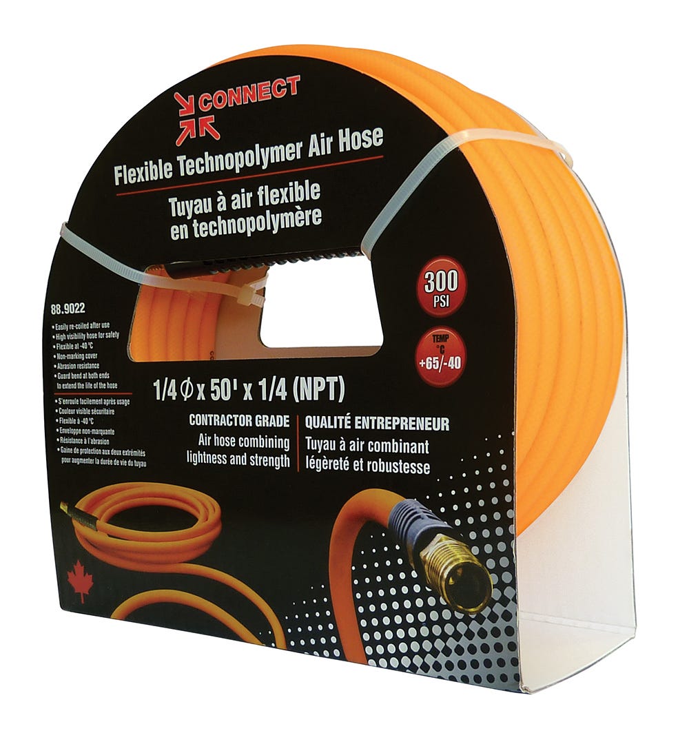 Flexible technopolymer air hose