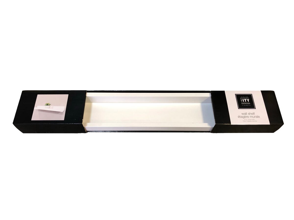 Floating shelve, White, 27.5 in.