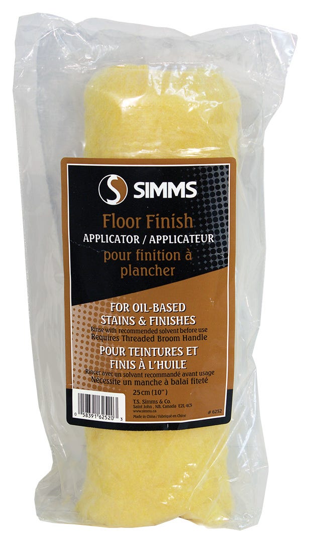 Floor finishing applicator oil-base
