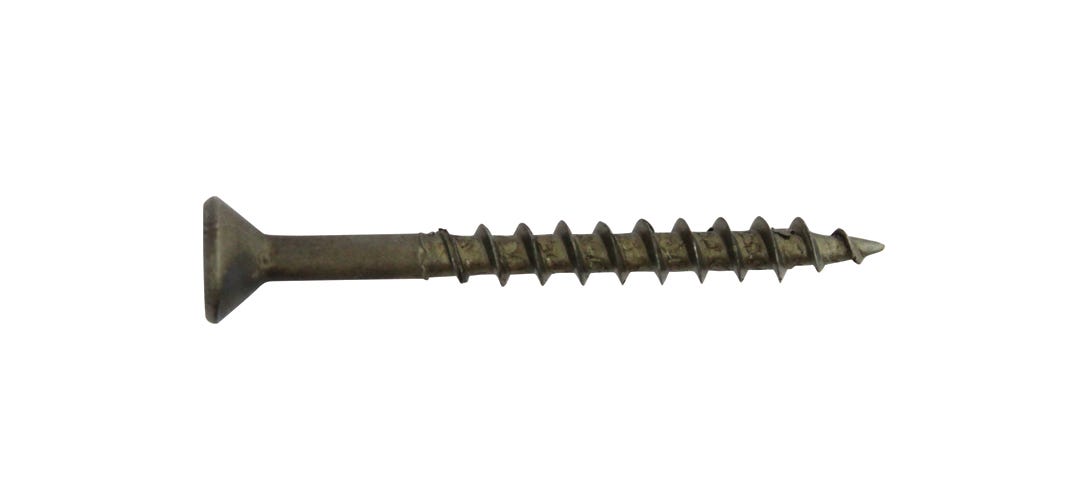 Screw for flat head floor #8, 1-3/4 in., 100/Pack