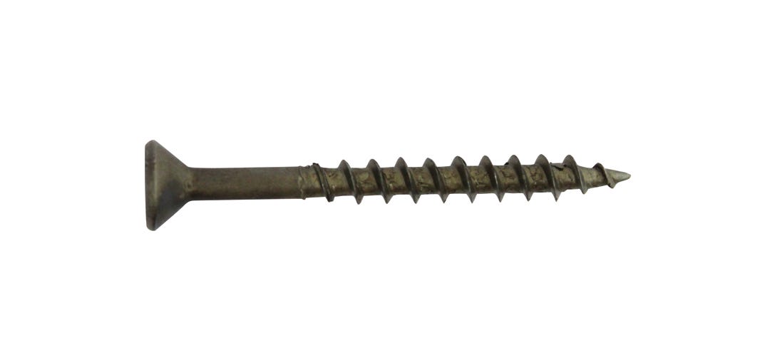 Screw for floor with flat head #8, 3-1/2 in., 500/Pack