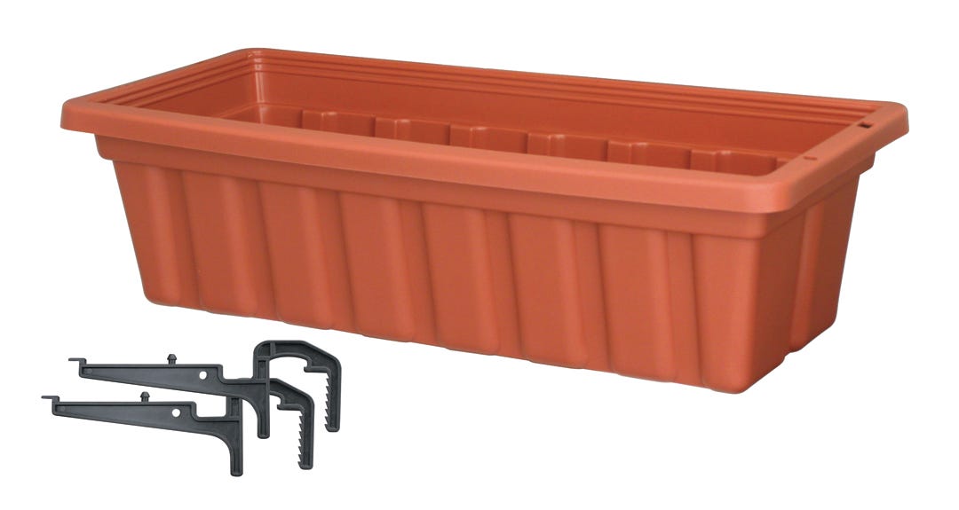 NOVA Balcony, Terracotta, 18-in. X 18-in. X 5-in.