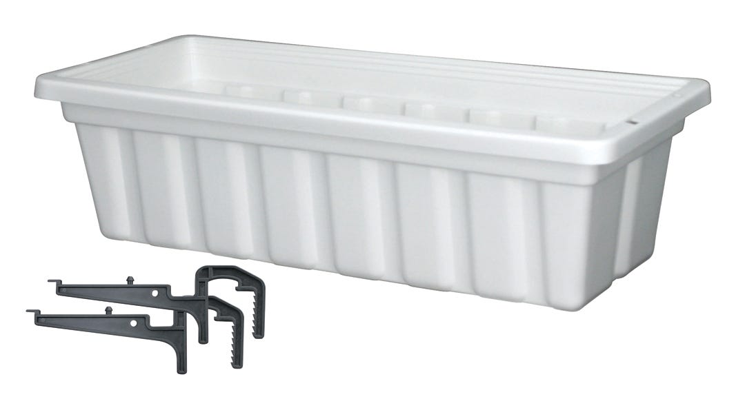 NOVA Balcony, White, 8-in. X 8-in. X 5-in.