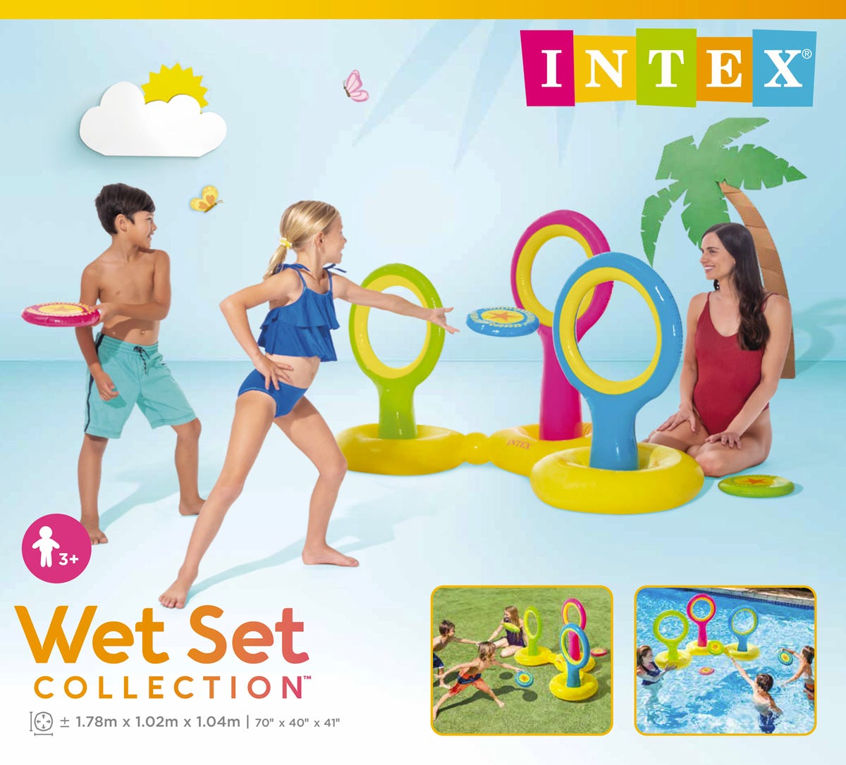 Inflatable Flying Disc Game