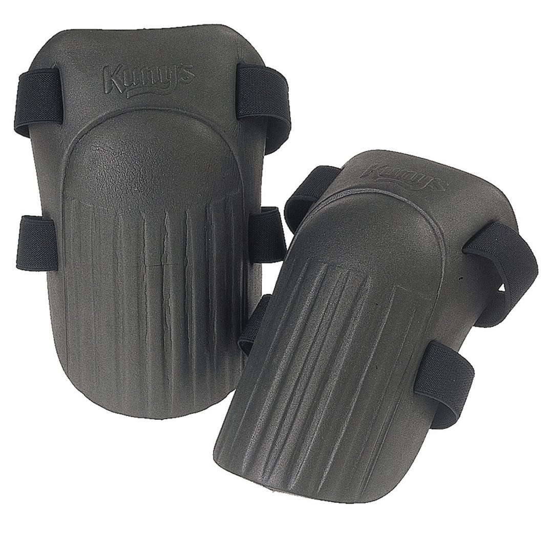 Foam kneepad with 2 straps