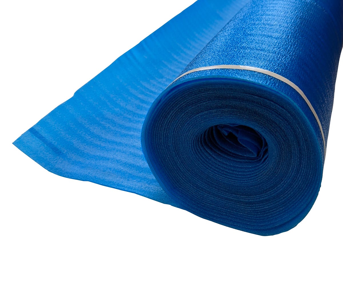 Foam with Poly Underlayment, 2 mm, 48 in. x 50 in., Blue