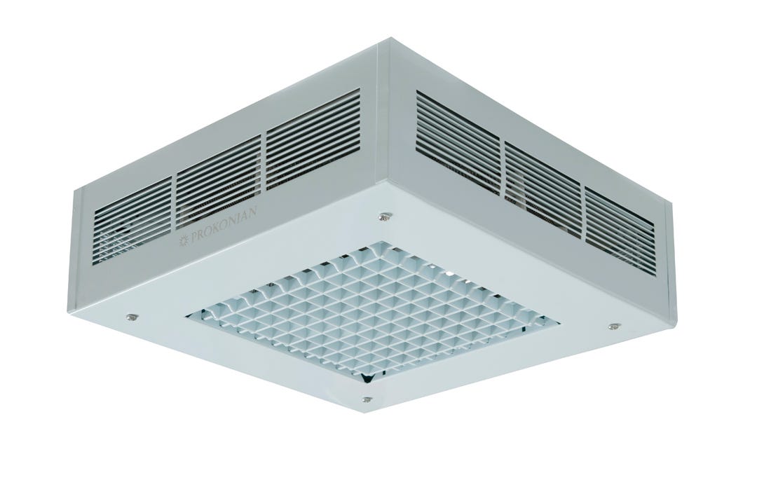 Forced Air Garage Heater - Ceiling-Mounted Heater