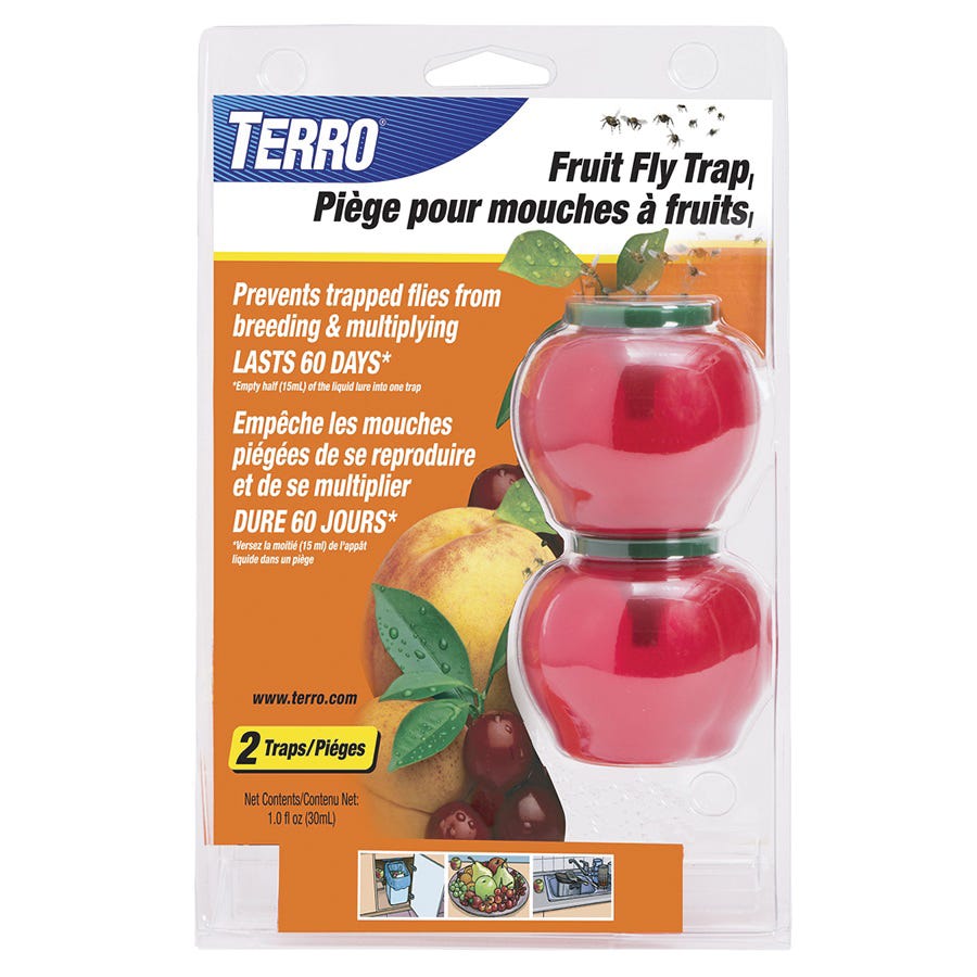 TERRO Fruit Fly Trap, 2/Pack