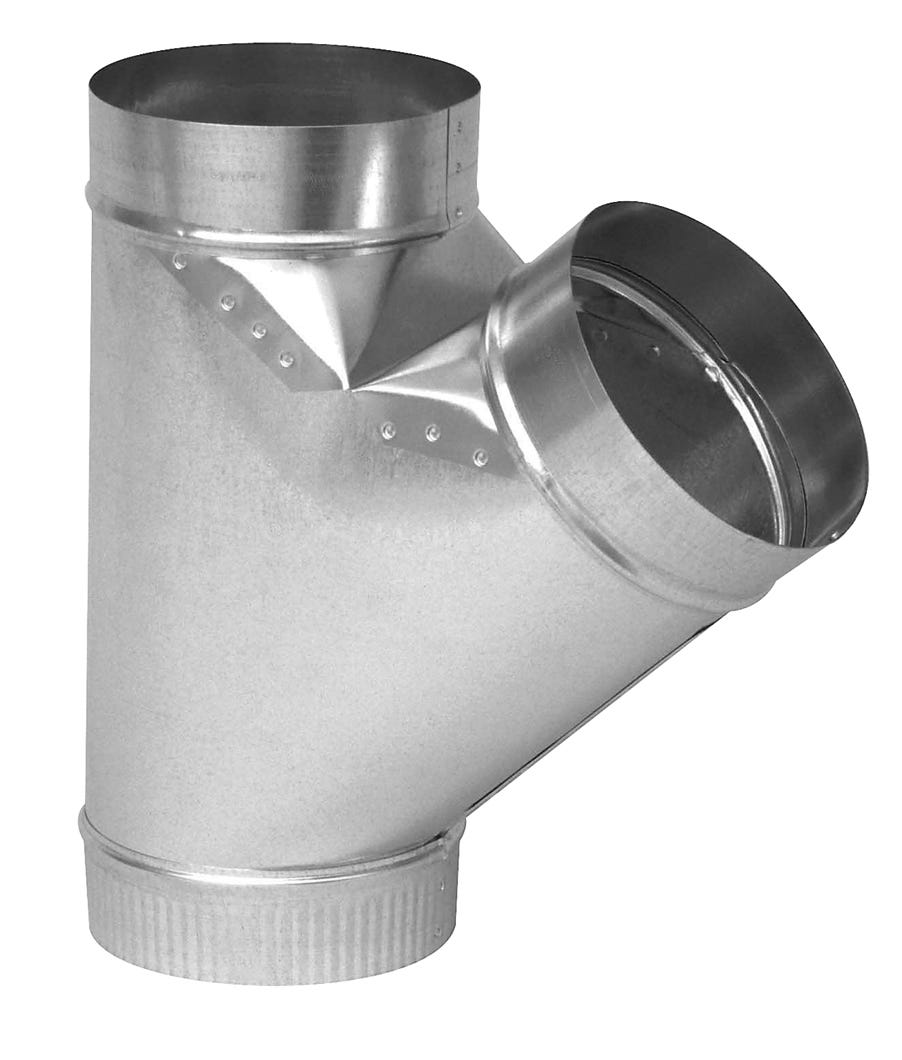 Full Flow Galvanized, 4-in., 4-in., 4-in.