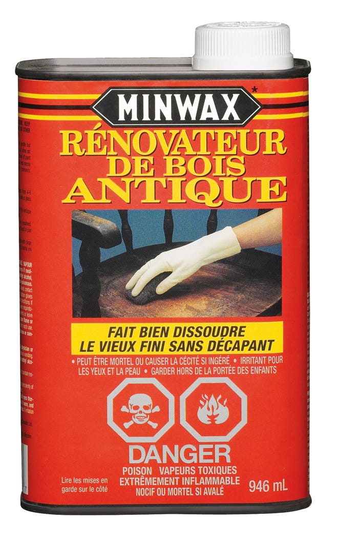 Furniture Refinisher Antique Wood, Removes Oil Finishes
