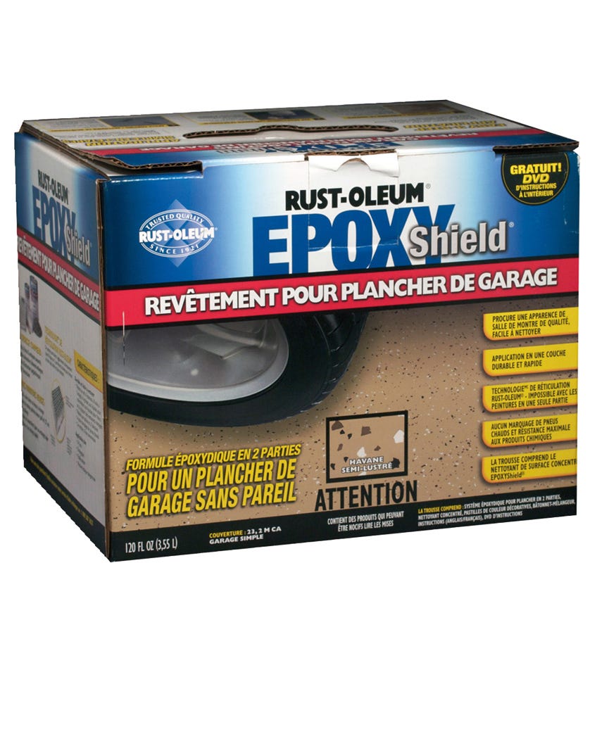 Garage Floor Coating Semi-Gloss, Beige, 3,55 L