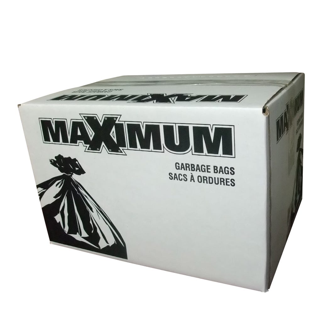 Heavy-Duty Garbage Bags, 100 Units