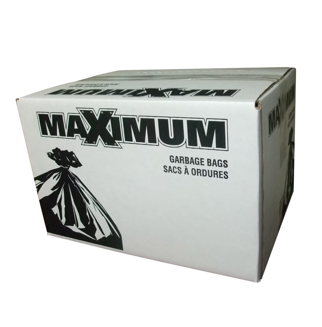 Regular Garbage Bags, 30-in. X 38-in., Box of 150