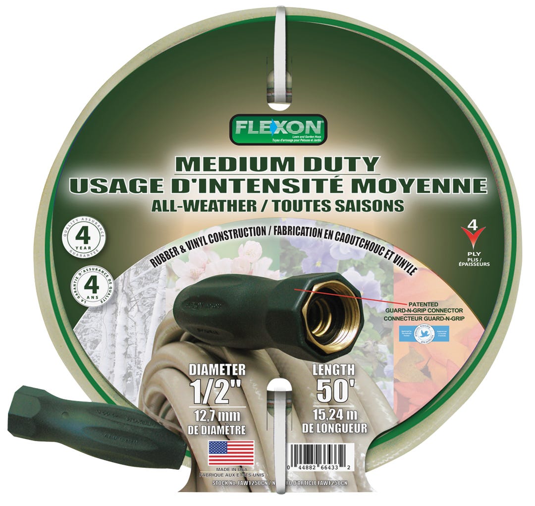 Flexon 50' All-Weather Hose – medium duty