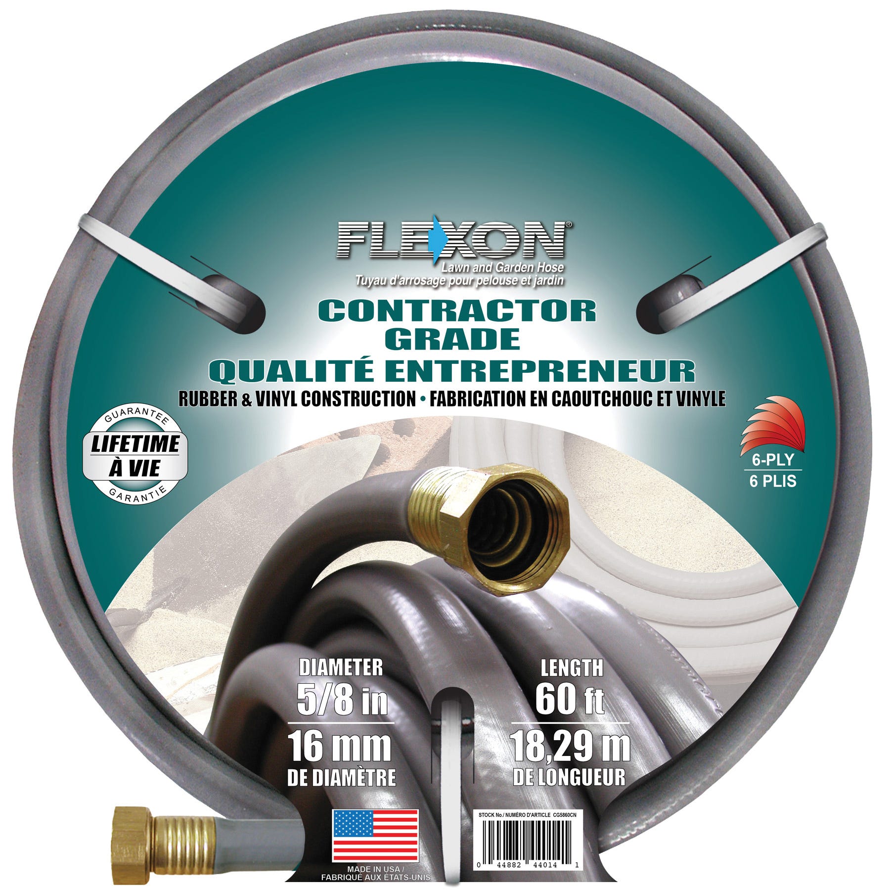 Flexon Contractor Grade Hose – 60’