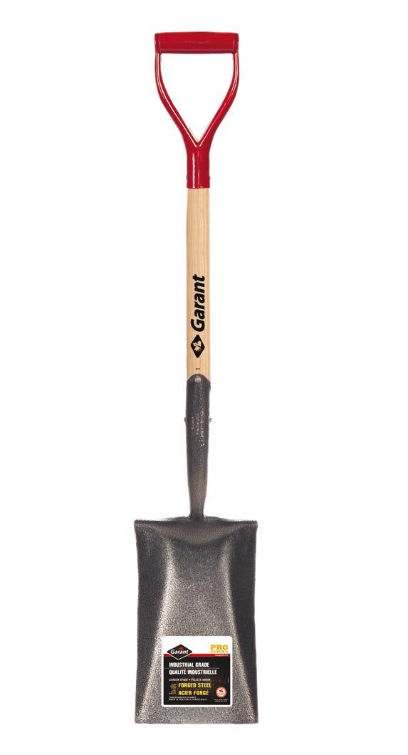 Garant Garden Spade Shovel, Forged Steel