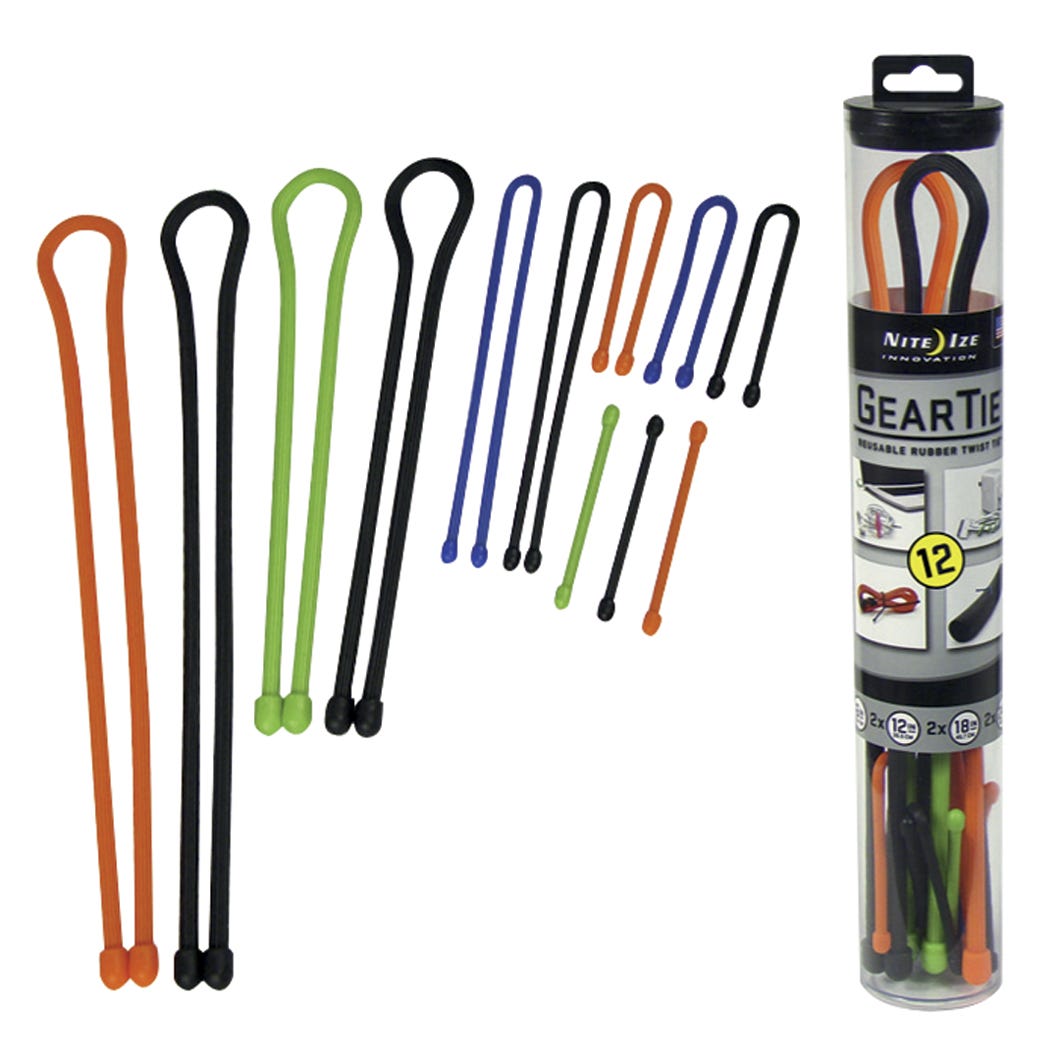 Gear tie assortment