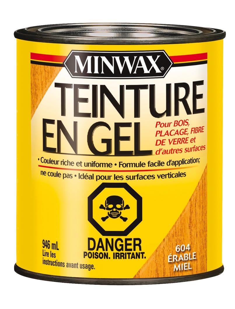 Gel Stain for Wood/Metal/Faux Finish, Honey Maple
