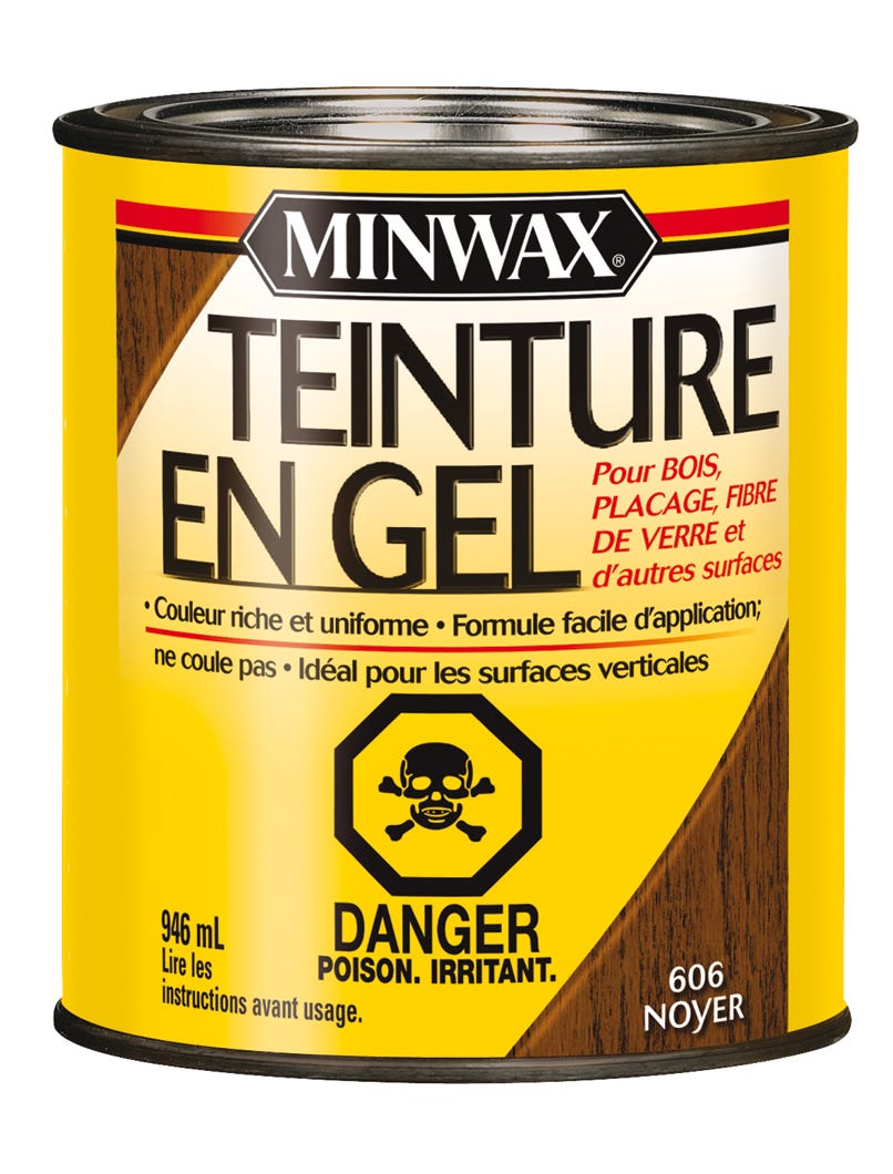Gel Stain for Wood/Metal/Faux Finish, Walnut