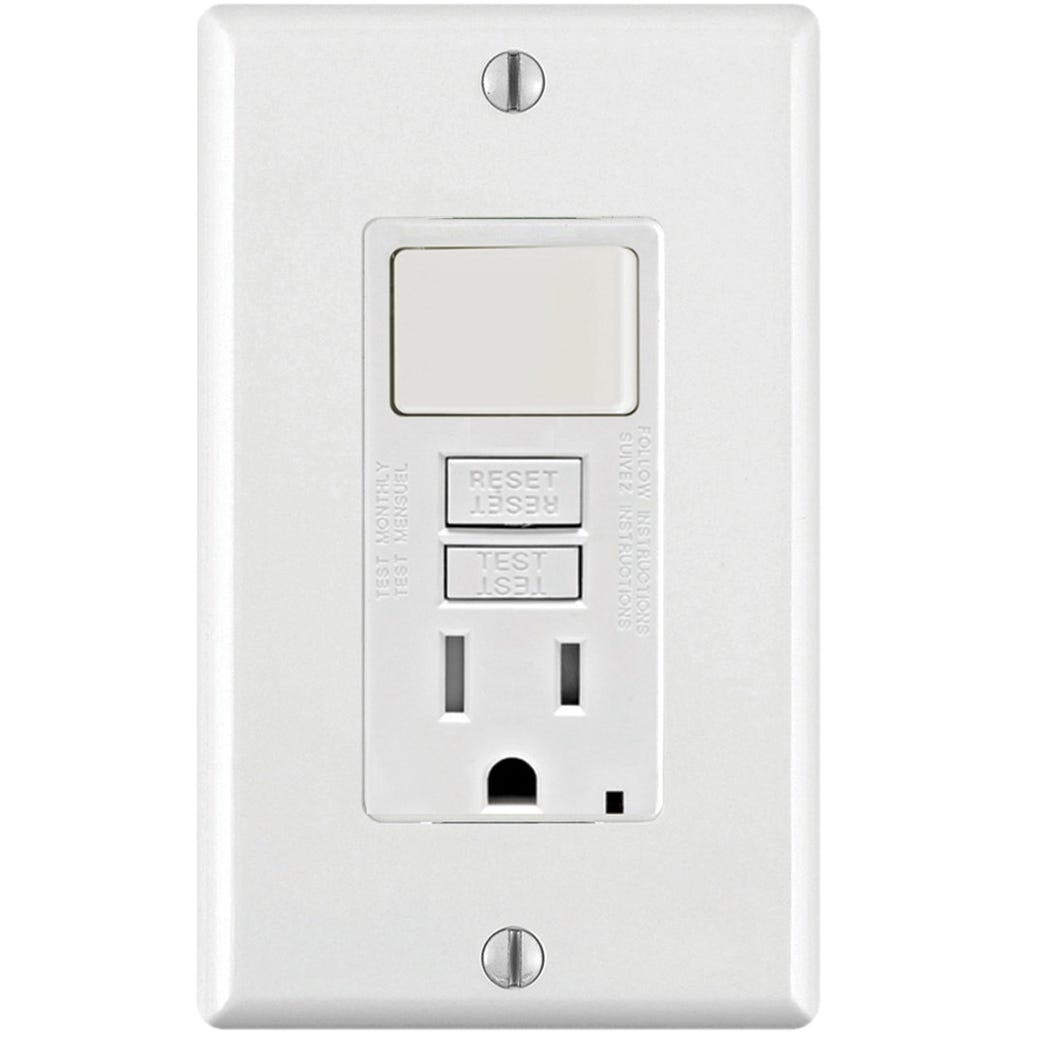 GFCI Receptacle/Switch Tamper-Resistant