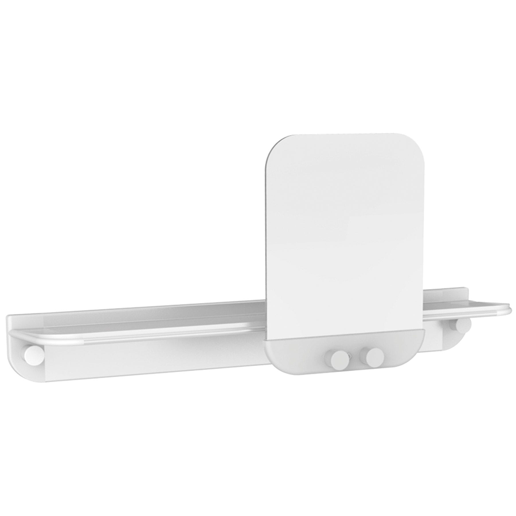 GLIDE Shower shelf with mirror