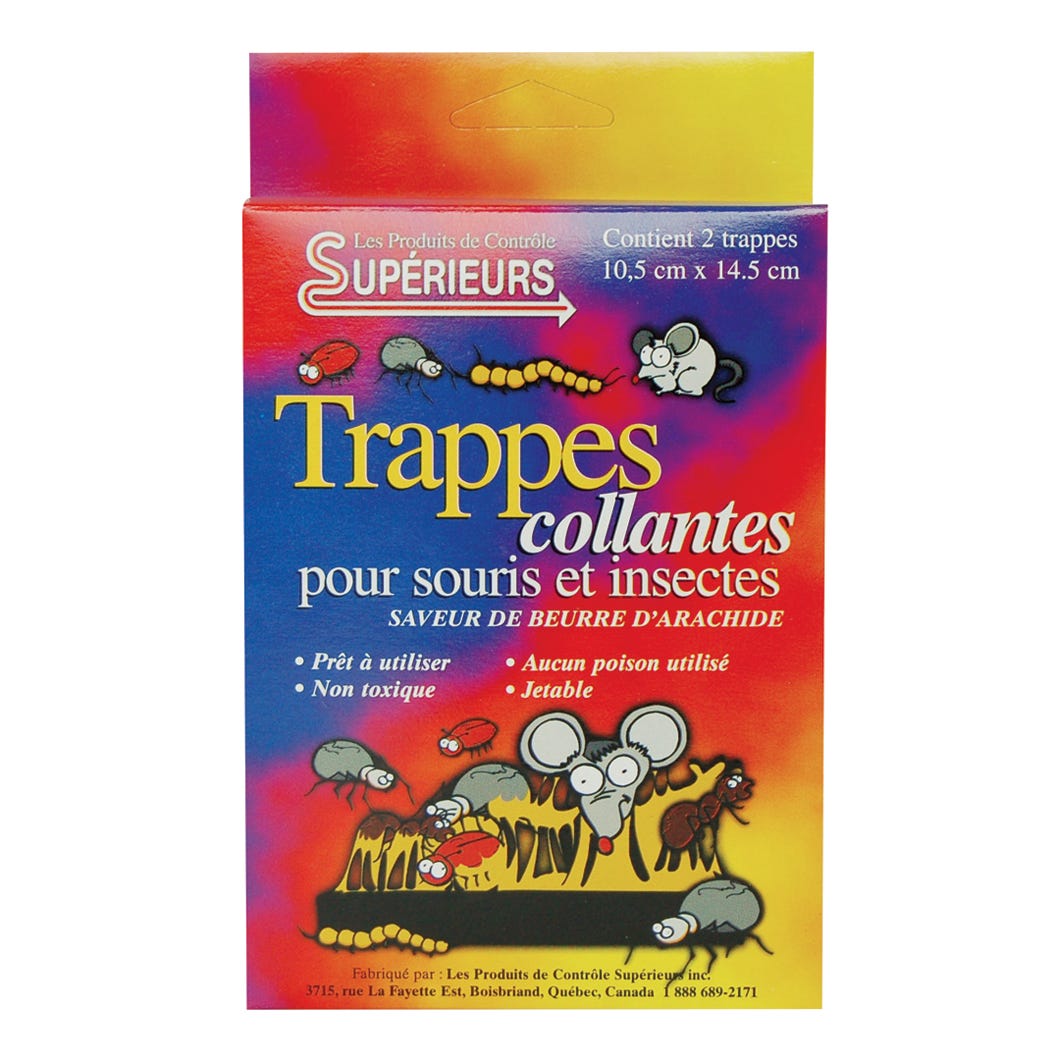 Mouse & insects Glue Traps, 2/Pk